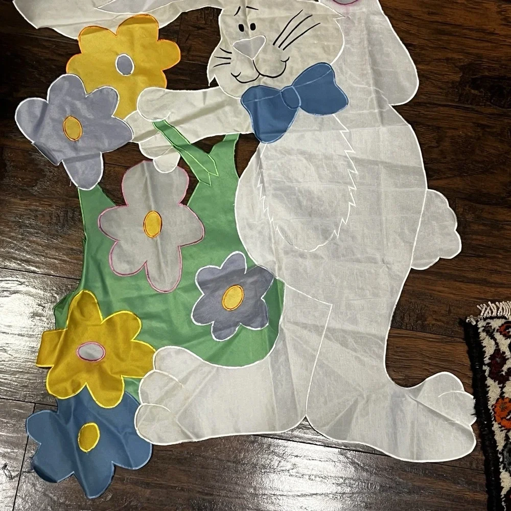 Vintage Easter Bunny Flag 27x36